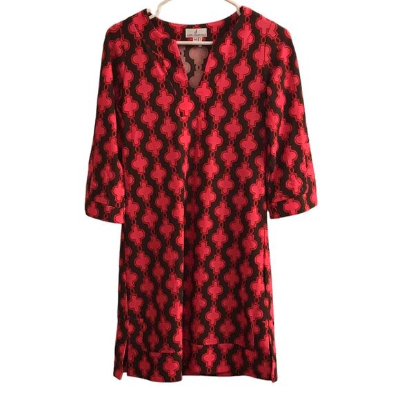 Jude Connally Megan V-neck dress with sleeves Size XS - Picture 1 of 8